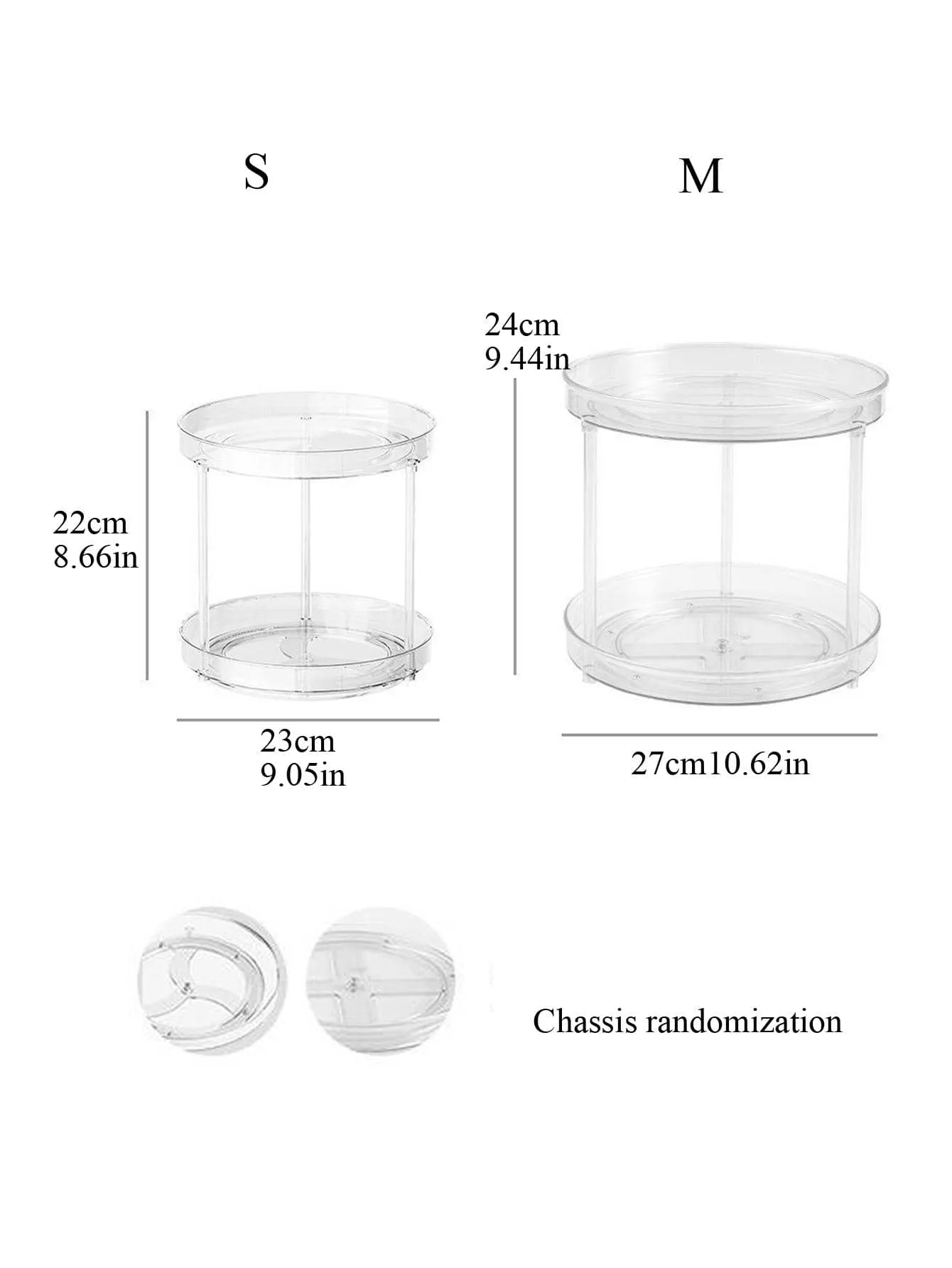 1pc Clear Makeup Storage Rack