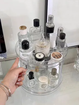 1pc Clear Makeup Storage Rack