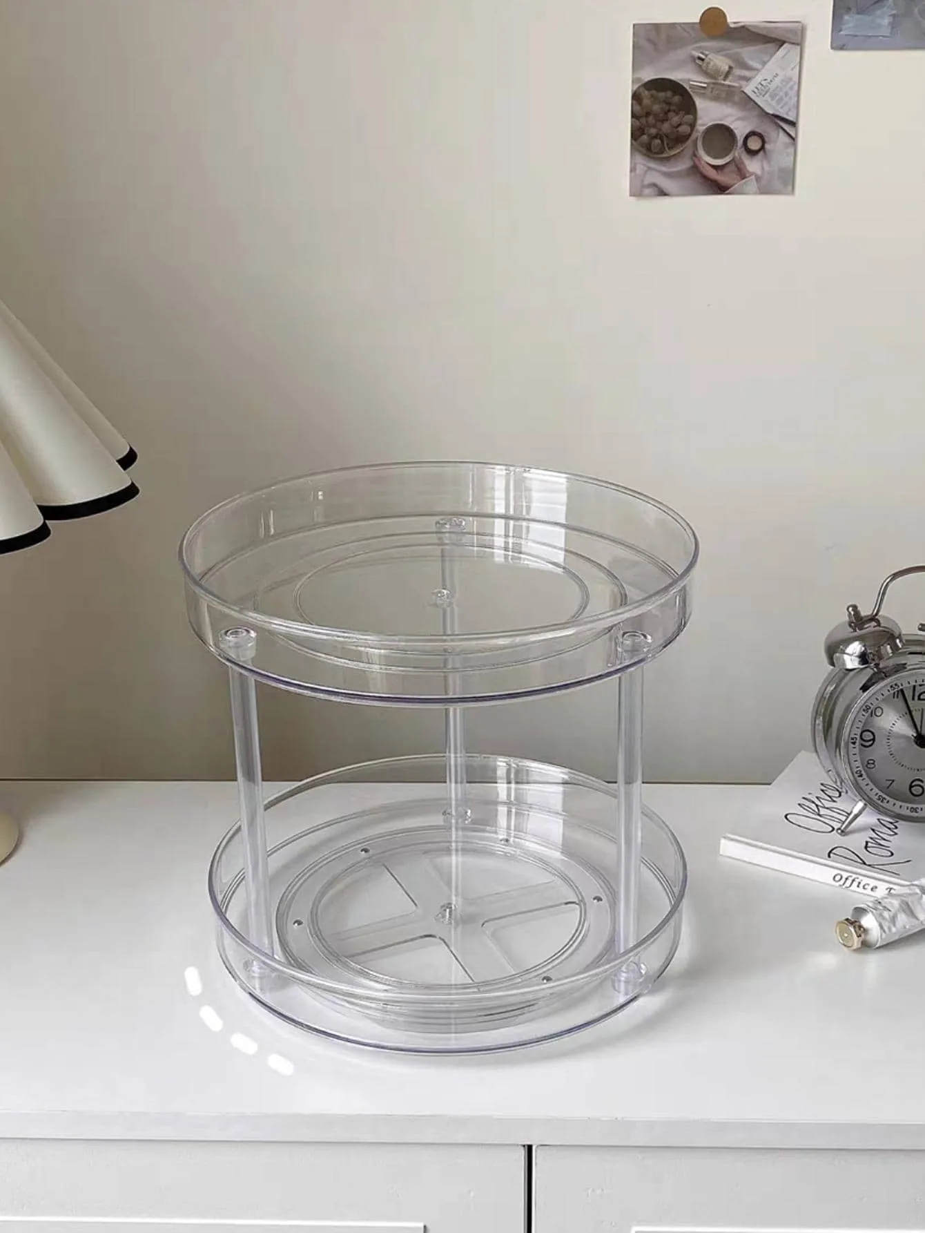 1pc Clear Makeup Storage Rack