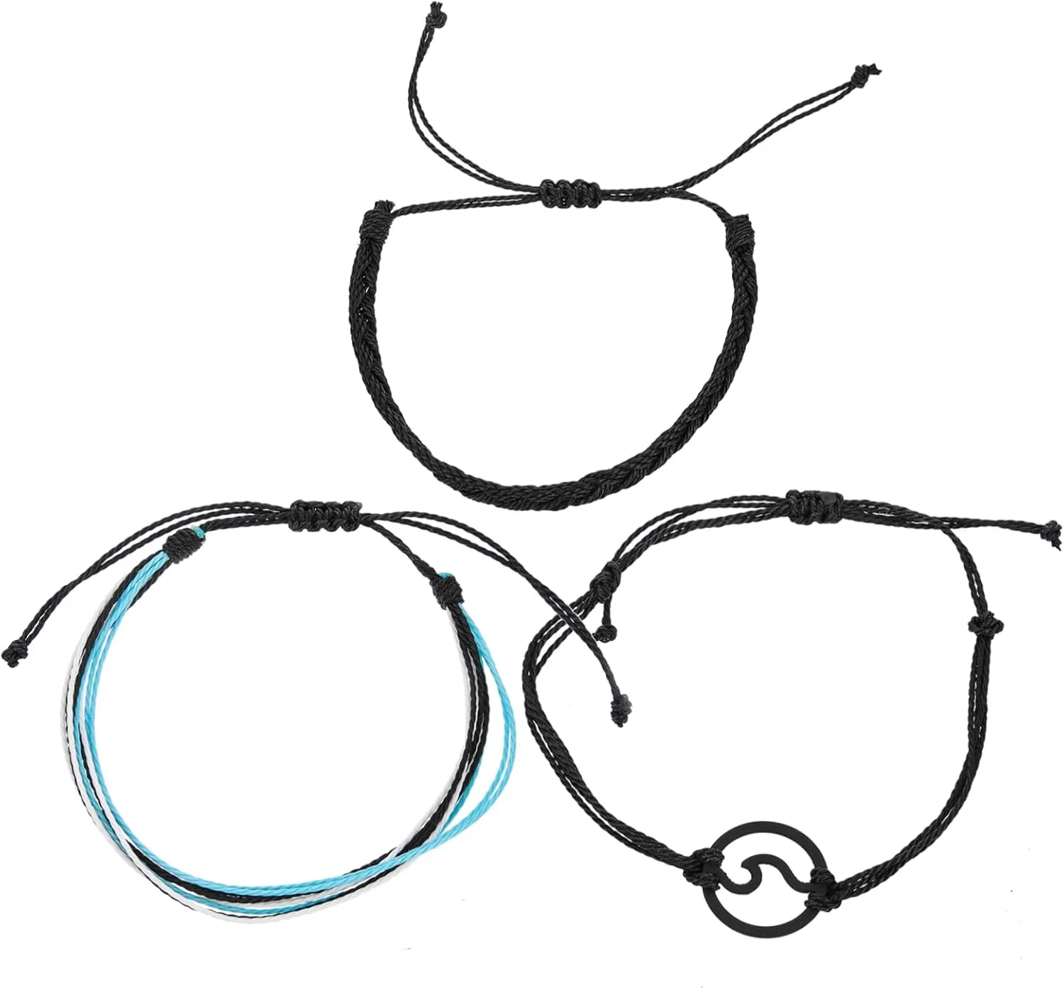 1Set Woven String Bracelets for Women Handmade Cotton Thread Jewelry for Teen Girlfriend Birthday
