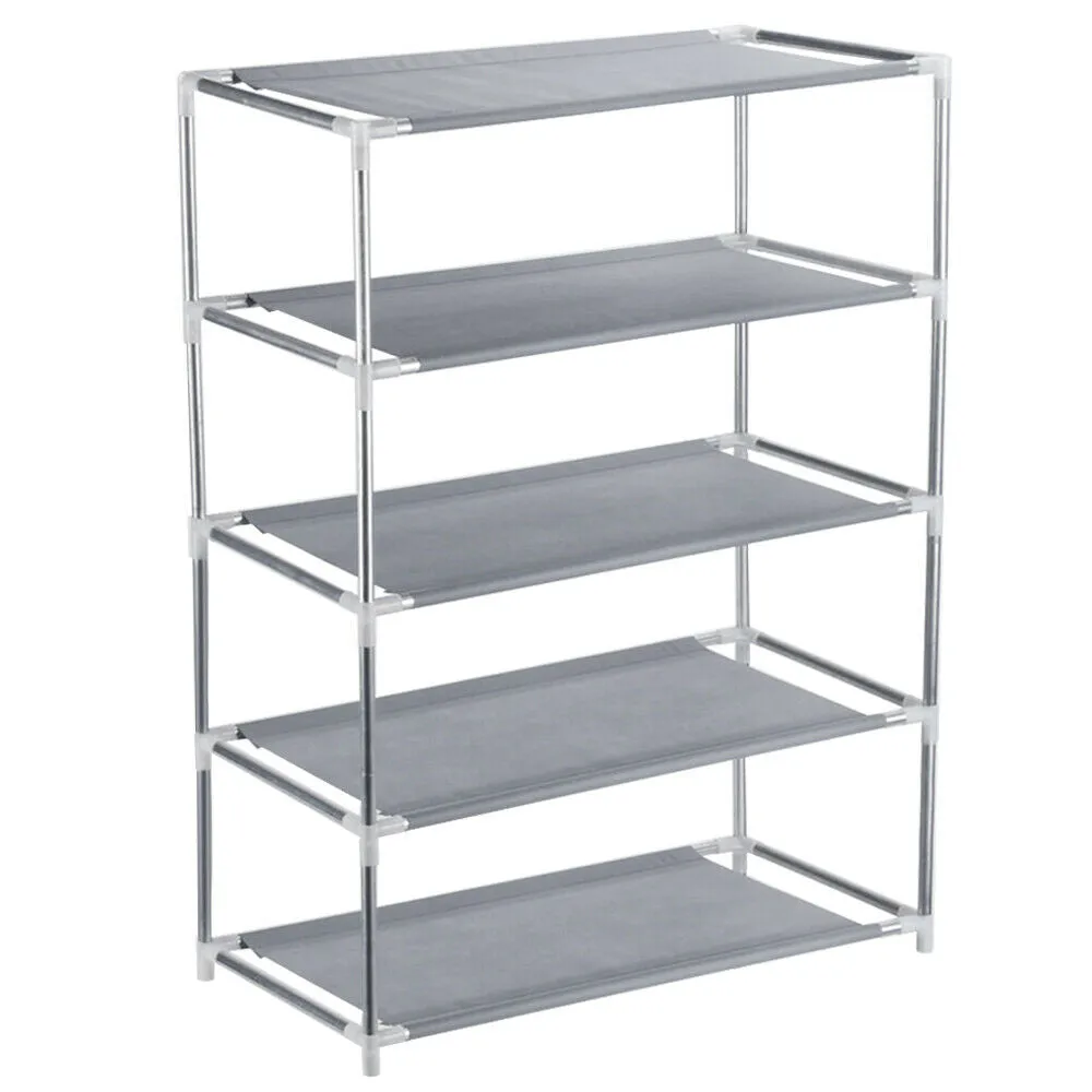 2 Packs Simplify Shoe Rack Organizer Storage Shelves, 3/4/5/6/7 Tier