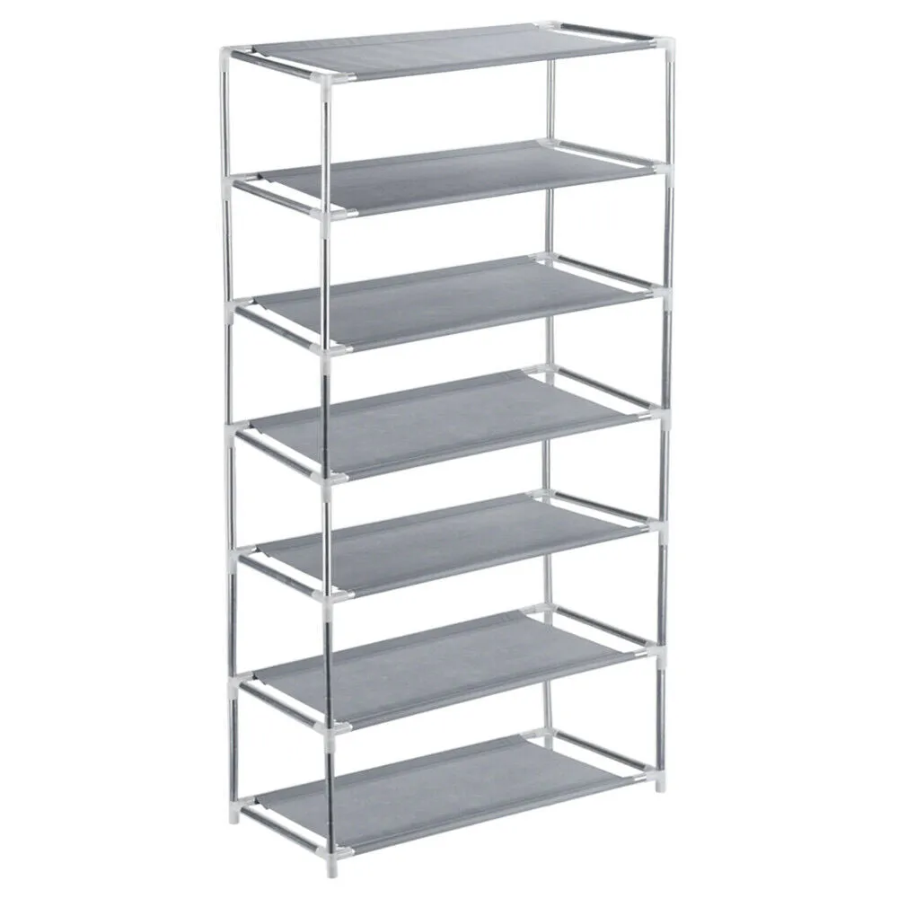 2 Packs Simplify Shoe Rack Organizer Storage Shelves, 3/4/5/6/7 Tier