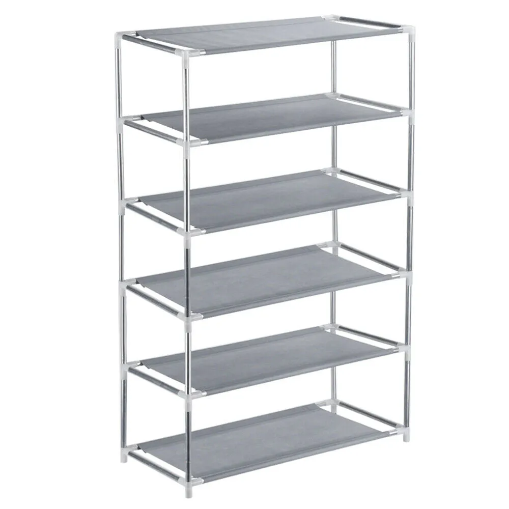 2 Packs Simplify Shoe Rack Organizer Storage Shelves, 3/4/5/6/7 Tier