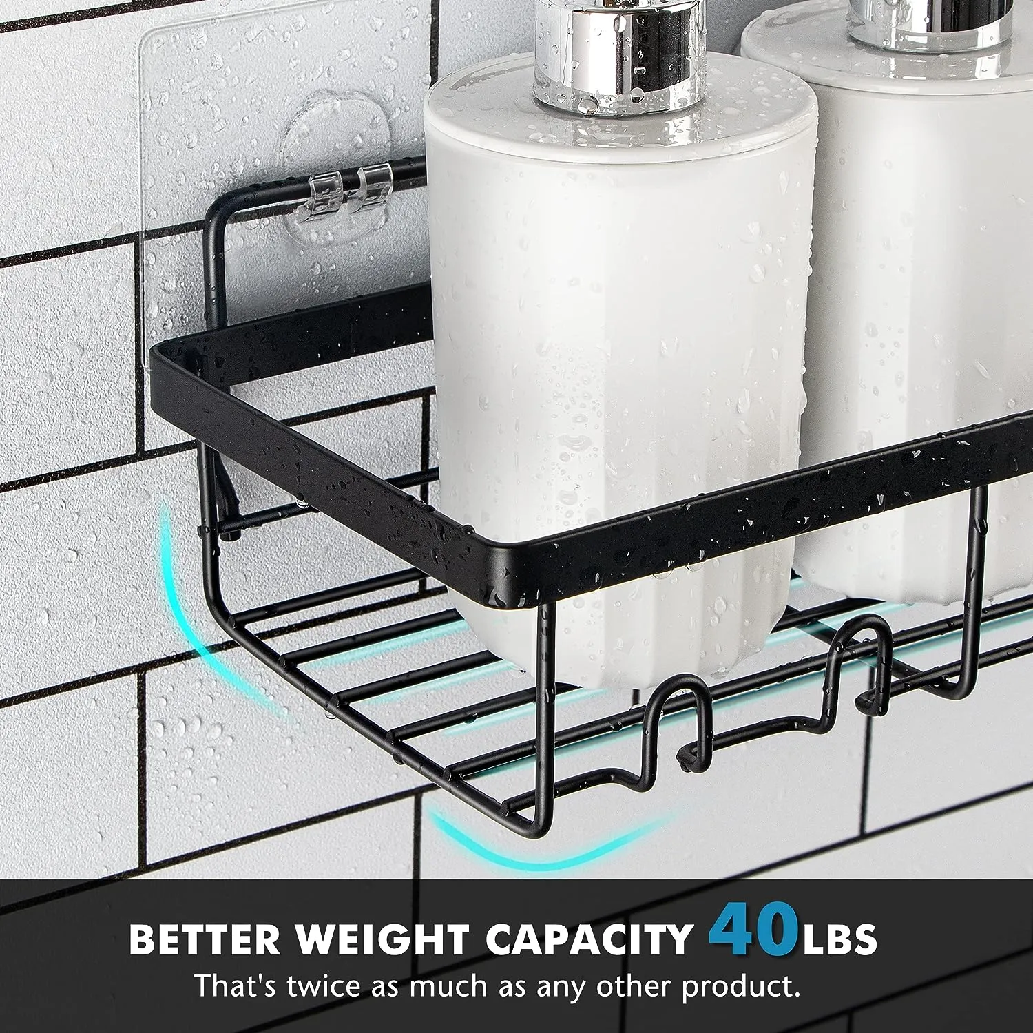3Pcs Bathroom Shelves Basket