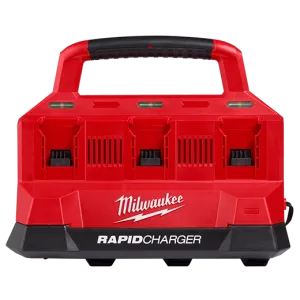 48-59-1809 Milwaukee M18 PACKOUT Six Bay Rapid Charger