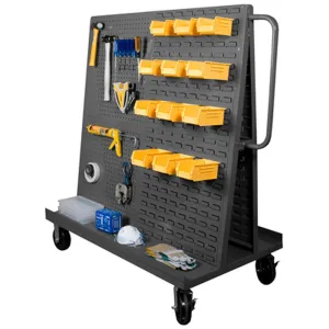 A Frame Truck w/ Louvered Panel and Pegboard on Both Sides