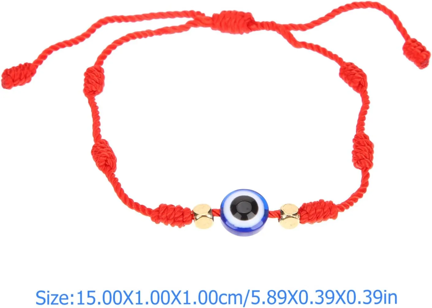 Adjustable Evil Eye Thread Bracelets Handmade Bracelets for Protection Lightweight Jewelry for Daily
