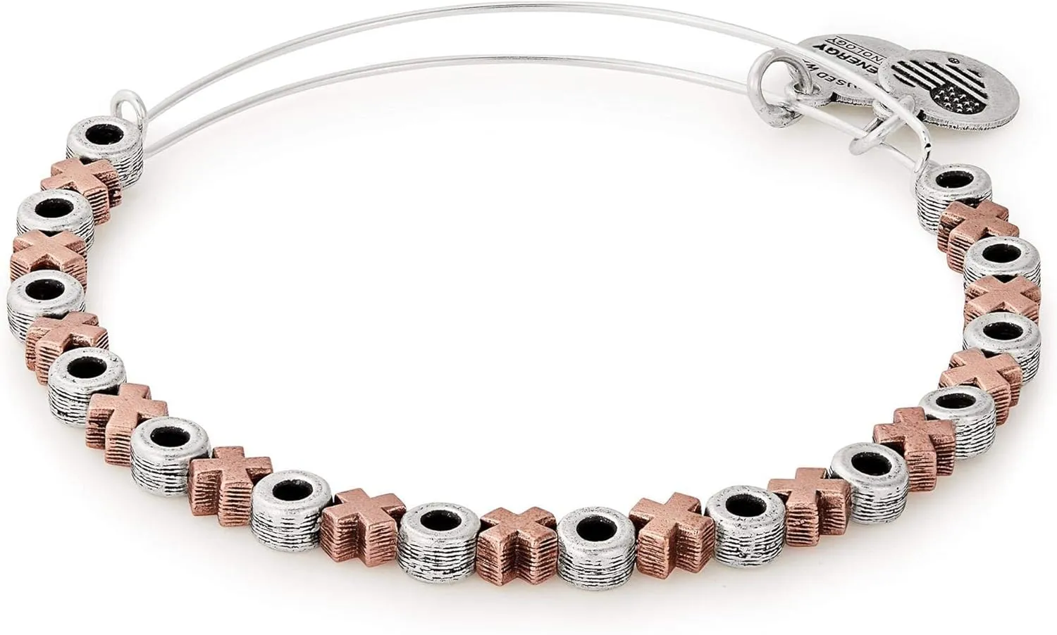 Alex and Ani Mixed Metals Beaded Bangle