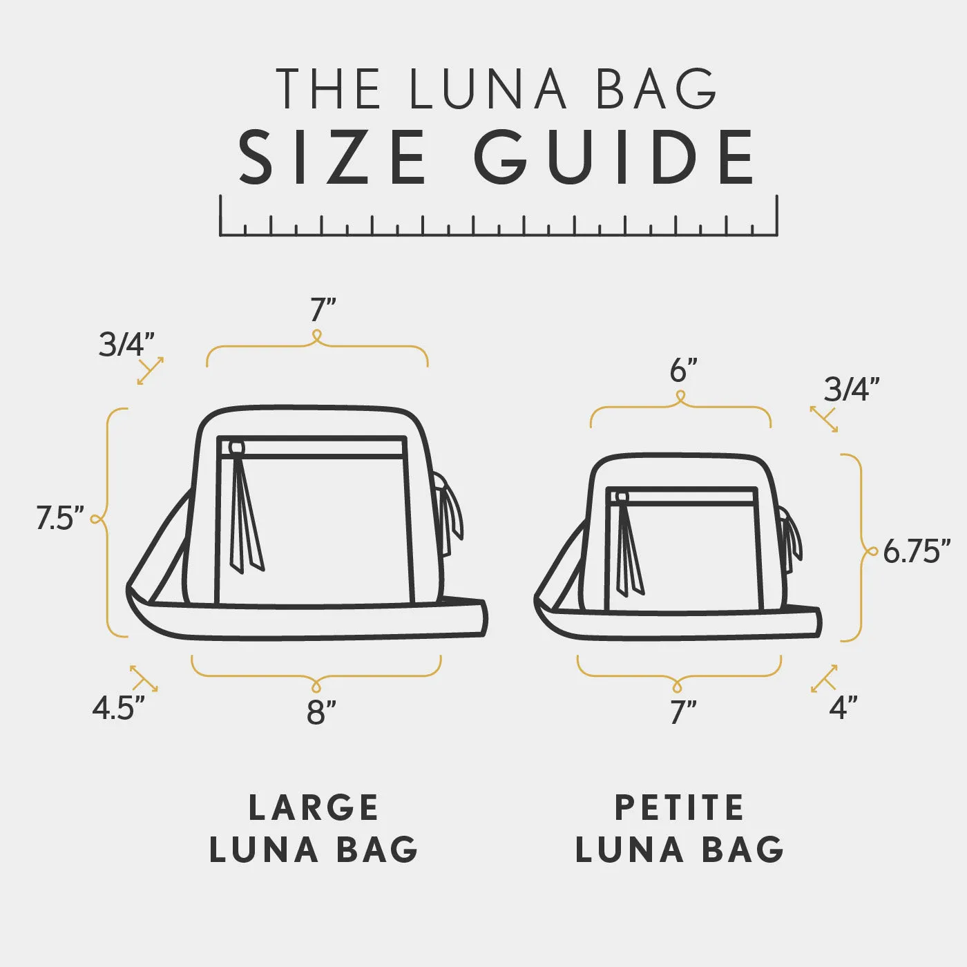 'Almost Perfect' The Luna Bag