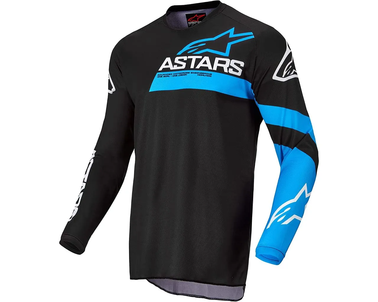 Alpinestars -Fluid Chaser MX OffRoad Jersey Black/Blue Neon