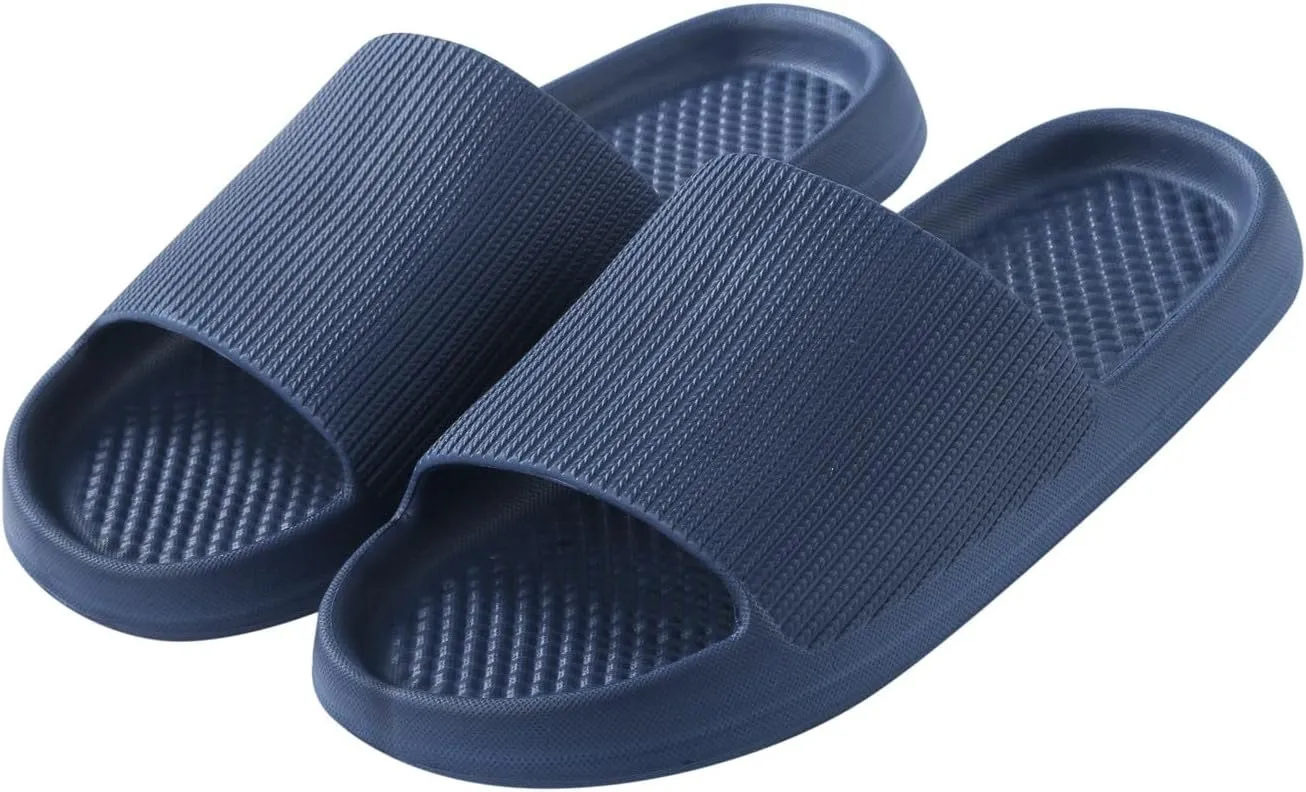 Bath Slippers Women Slides Shower Sandals Women's Slides Spa Slippers Ultra Comfort Non Slip Shower Sandals Indoor and Outdoor