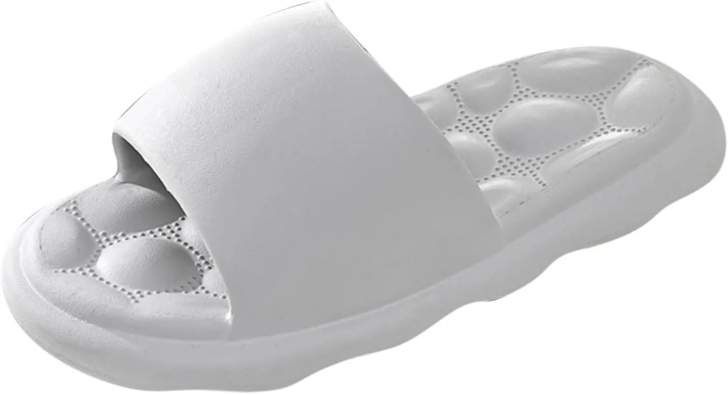 Bathroom Slippers Mens Shower Sandals Indoor Slippers for Men Shower Shoes with Holes Non Slip Quick Drying Slides