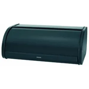 Brabantia Roll Top Bread Bin - Matt Black - Large