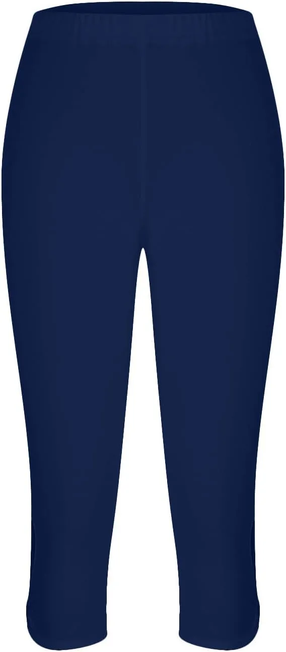 Capri Leggings for Women with Pockets Stretchy Soft High Waisted Yoga Pants Workout Exercise Hiking Capri Pants 2025