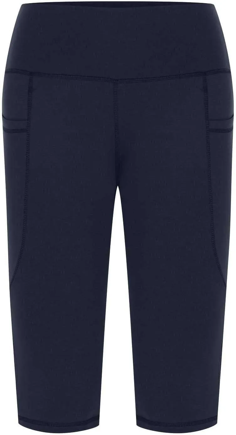 Capri Pants for Women High Waist Workout Yoga Pants with Pockets Tummy Control Leggings Stretch Jogger Trousers