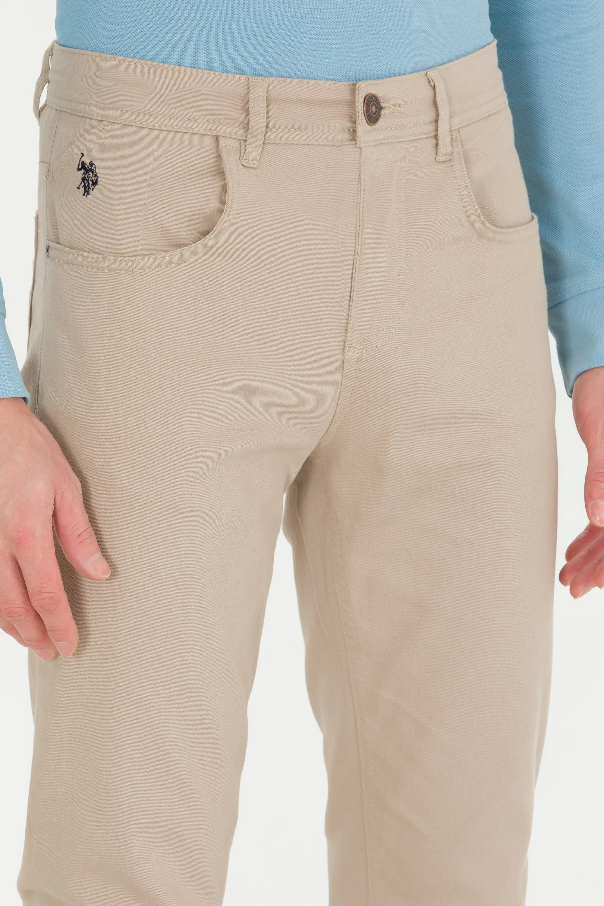CHINOS CARLOS BEIGE SLIM - 1456235VR049
