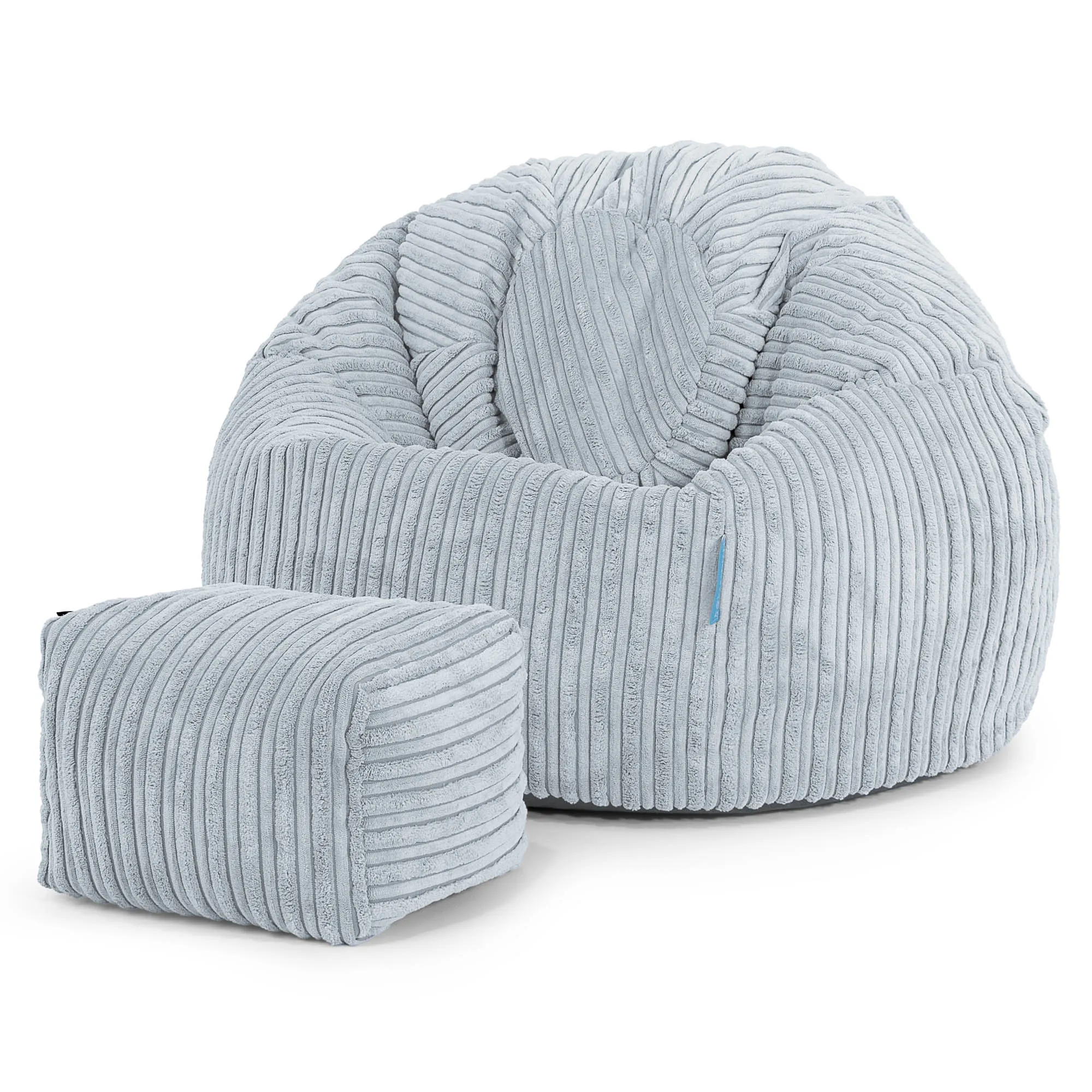 Classic Kids Bean Bag Chair 1-5 yr - Cord Baby Blue