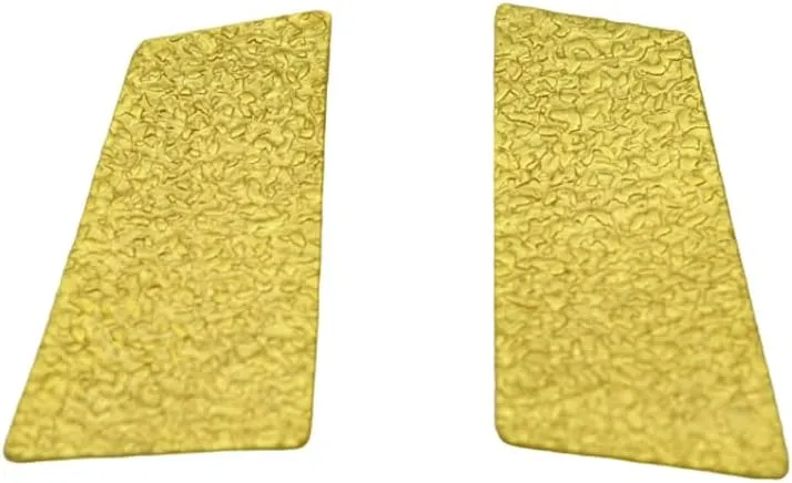 DeKulture Small Hammered Brass Gold Plated Stud Earring for Women