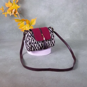 Easy Slings Black with Maroon Colour  - Boho (Double partition)