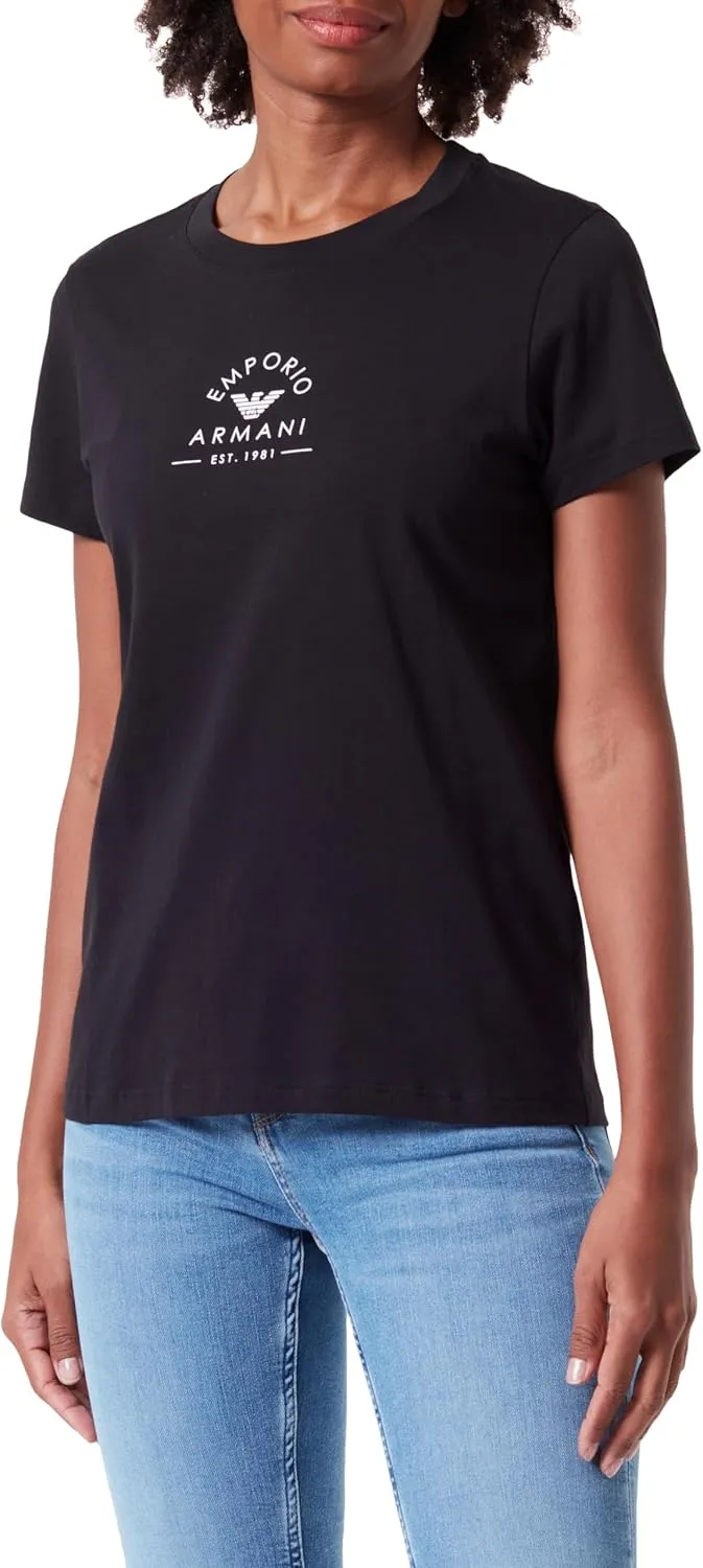 Emporio Armani Iconic Stretch Cotton Logoband Loungewear Women's T-Shirt