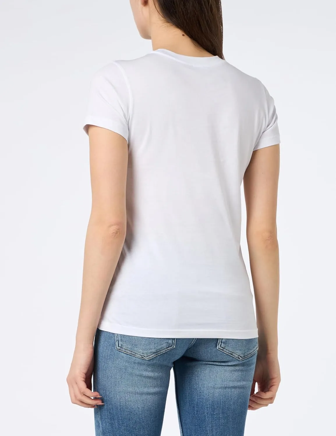 Emporio Armani Iconic Stretch Cotton Logoband Loungewear Women's T-Shirt