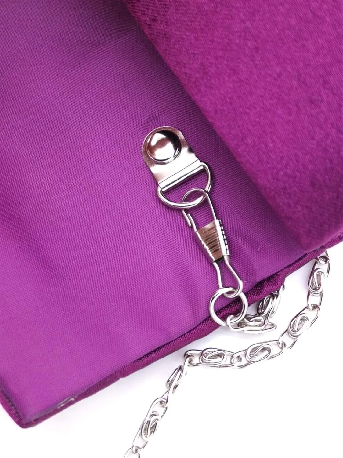 Evening Bag for Women Pleated Flap with Rhinestones Clutch Purse Handbag with Detachable Chain