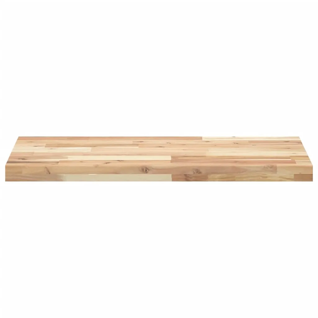 Floating Shelves 2 pcs 160x40x4 cm Untreated Solid Wood Acacia