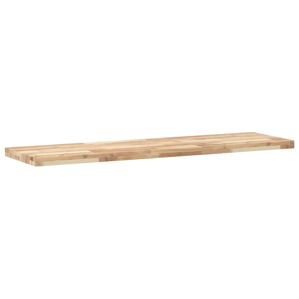 Floating Shelves 2 pcs 160x40x4 cm Untreated Solid Wood Acacia