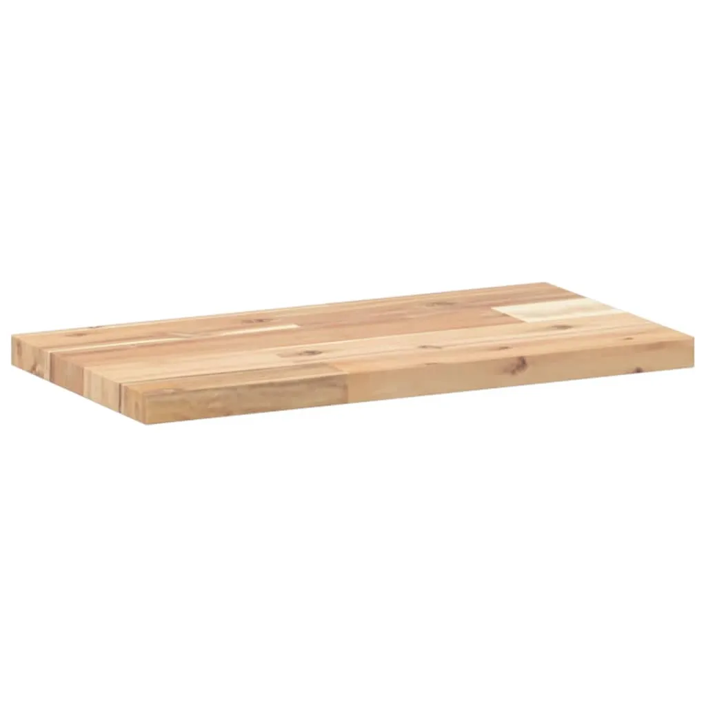 Floating Shelves 2 pcs 40x20x2 cm Untreated Solid Wood Acacia