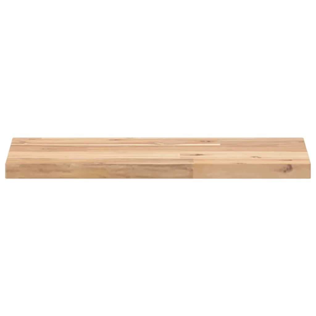 Floating Shelves 2 pcs 40x20x2 cm Untreated Solid Wood Acacia