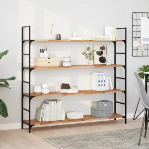 Floating Shelves 3 pcs 140x30x2 cm Oil Finished Solid Wood Acacia