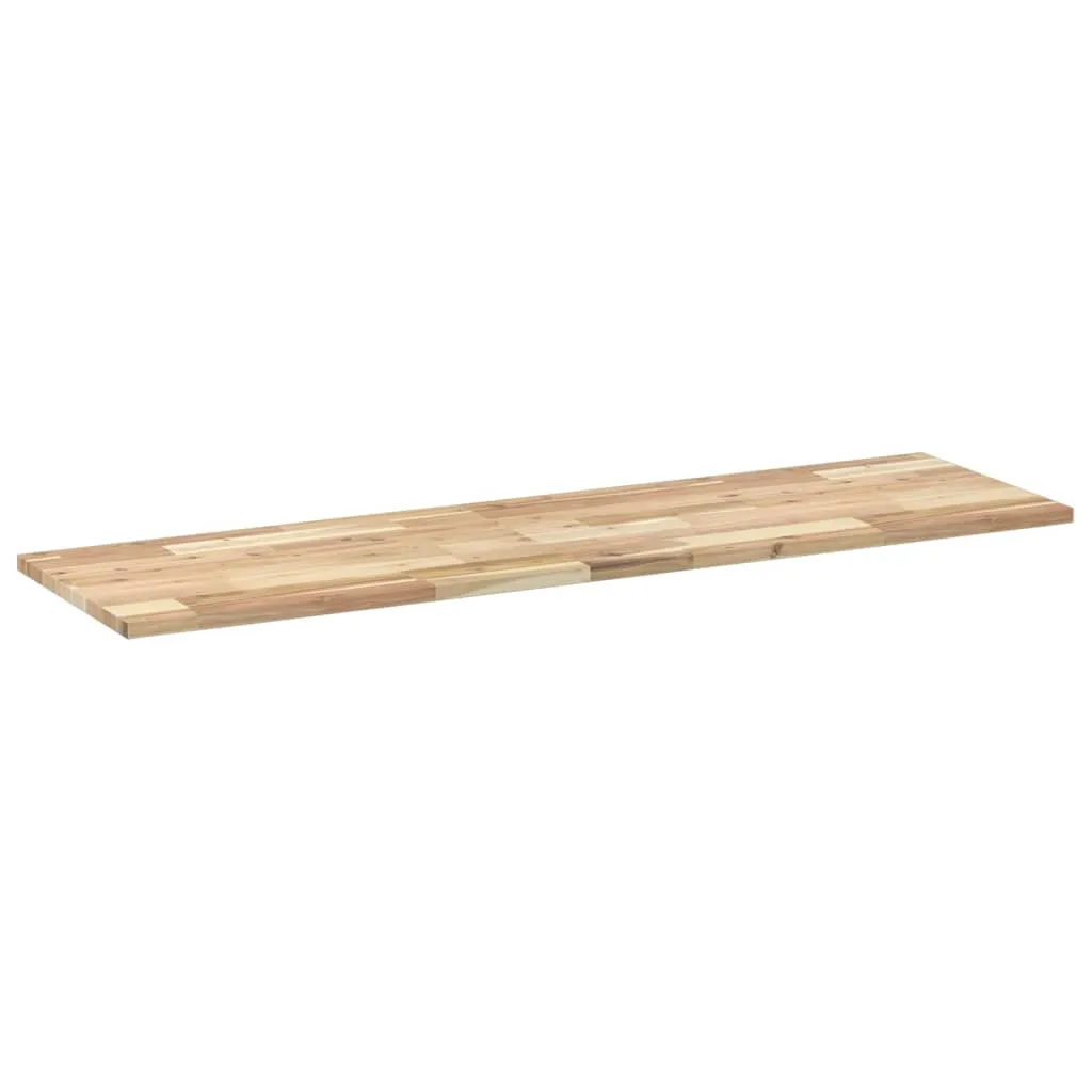 Floating Shelves 3 pcs 140x40x2 cm Untreated Solid Wood Acacia
