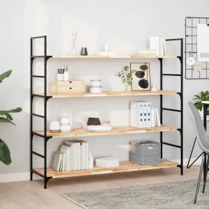 Floating Shelves 3 pcs 140x40x2 cm Untreated Solid Wood Acacia