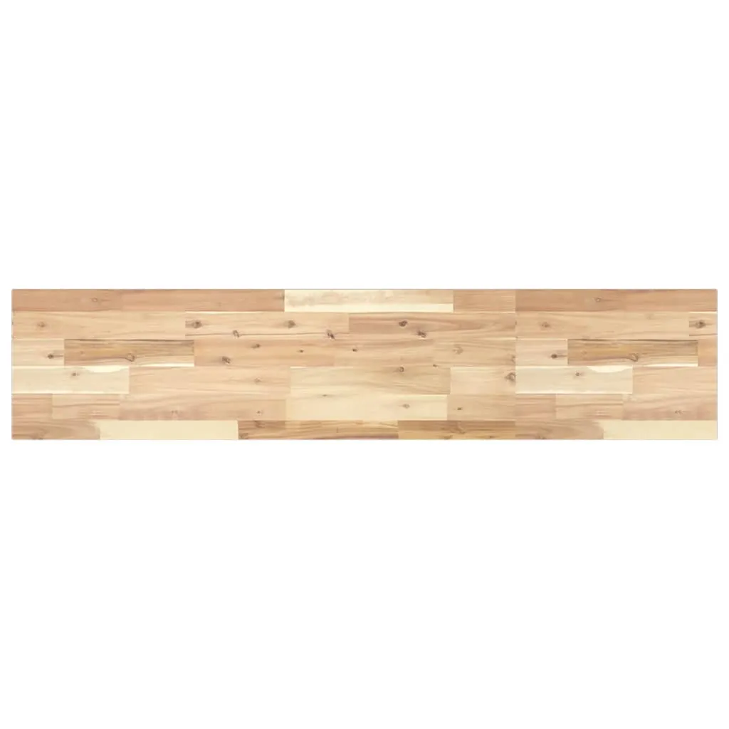 Floating Shelves 3 pcs 160x30x2 cm Untreated Solid Wood Acacia