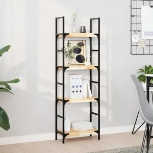 Floating Shelves 4 pcs 40x20x4 cm Untreated Solid Wood Acacia