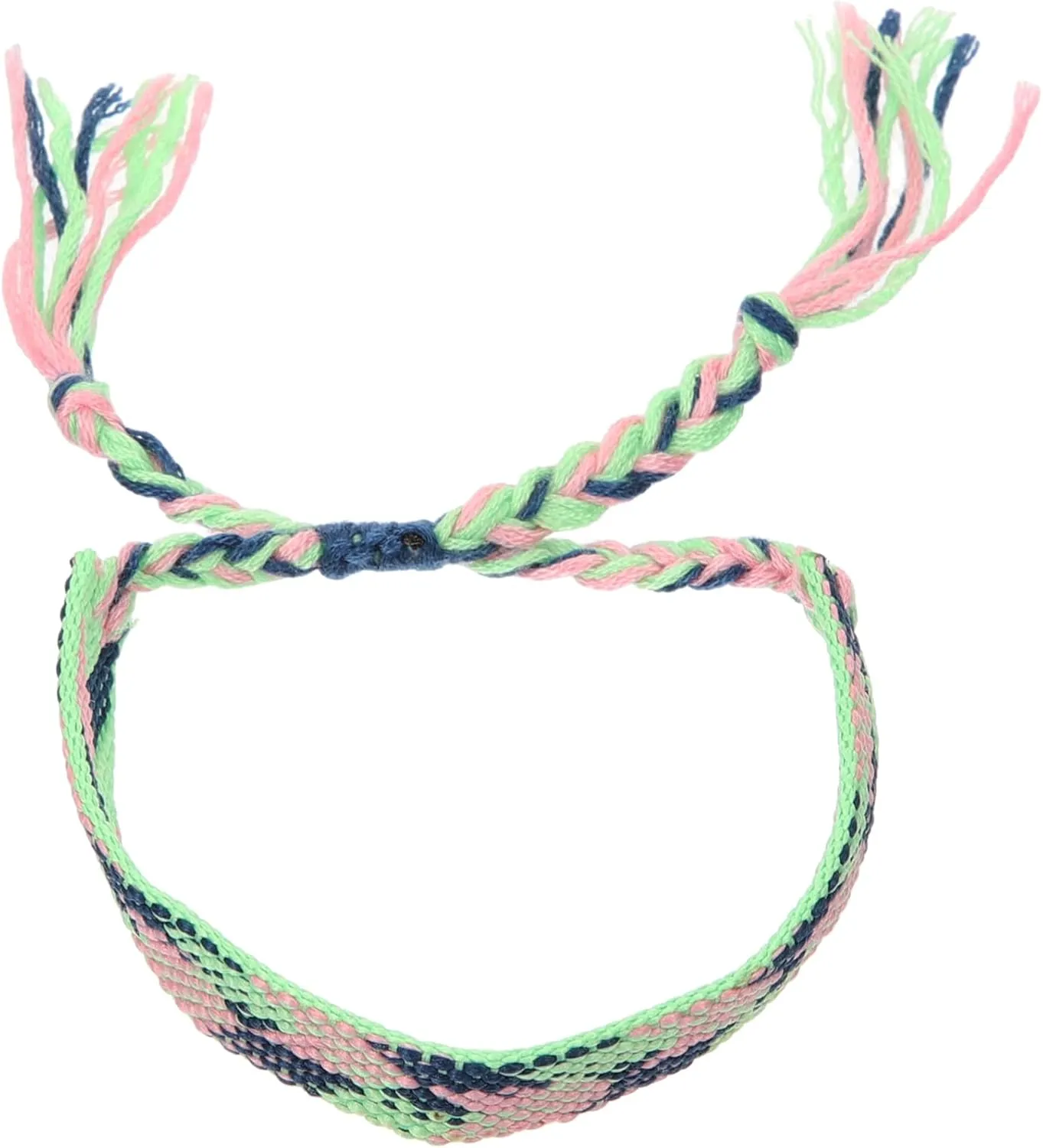 Friendship Bracelet Adjustable Woven String Bracelets for Teen Stylish Present for Friends Handmade Jewelry with Artistic Charm