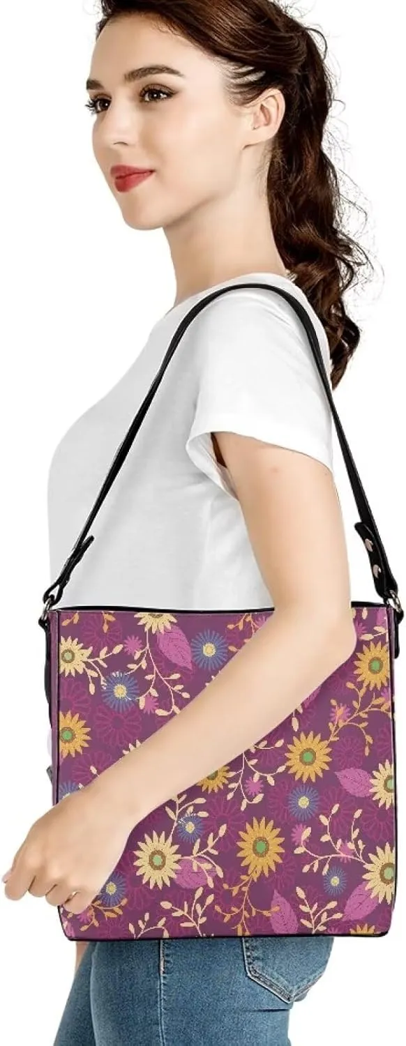 GIFTPUZZ Bucket Bags for Women Bucket Bag Purses Bucket Bag Organizer Women Fashion Cosmetic Bag High-capacity