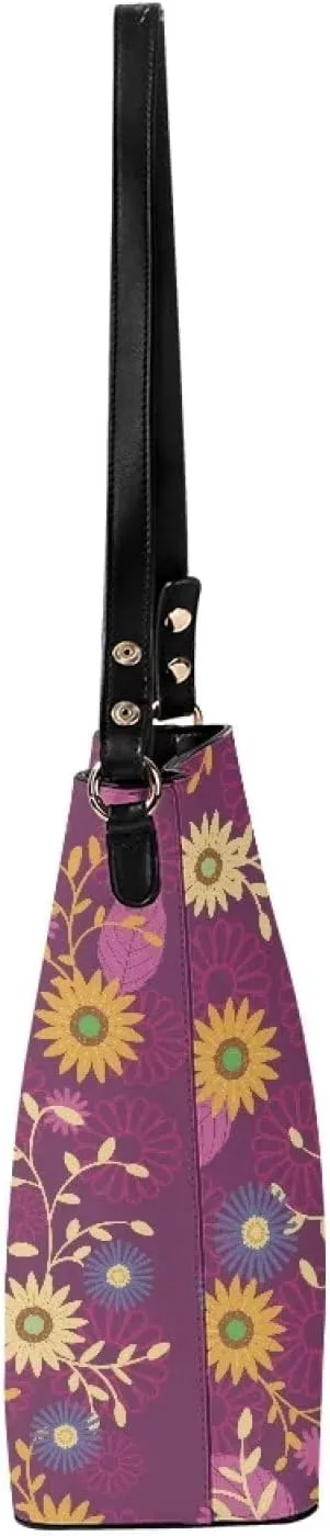 GIFTPUZZ Bucket Bags for Women Bucket Bag Purses Bucket Bag Organizer Women Fashion Cosmetic Bag High-capacity