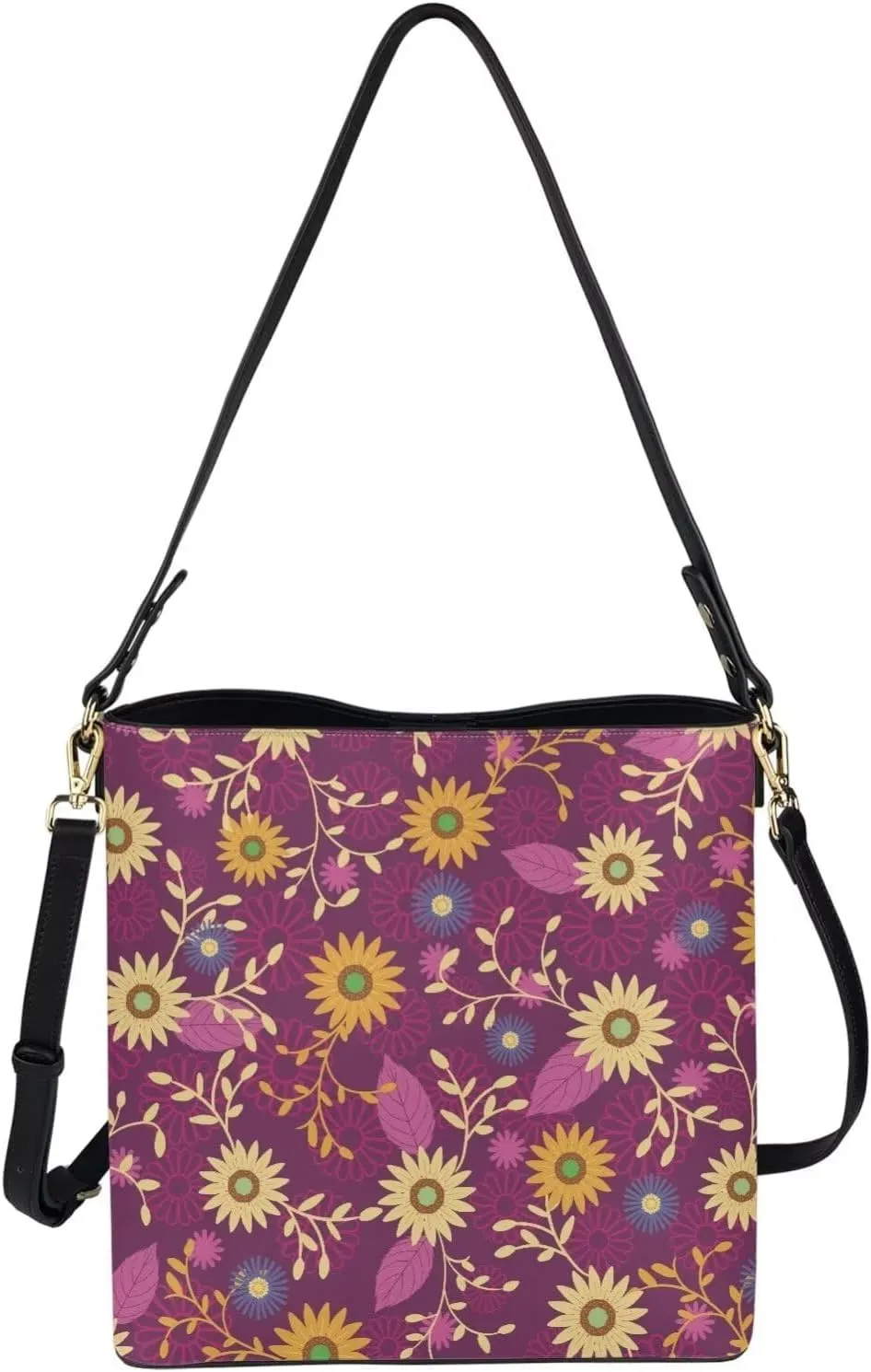 GIFTPUZZ Bucket Bags for Women Bucket Bag Purses Bucket Bag Organizer Women Fashion Cosmetic Bag High-capacity