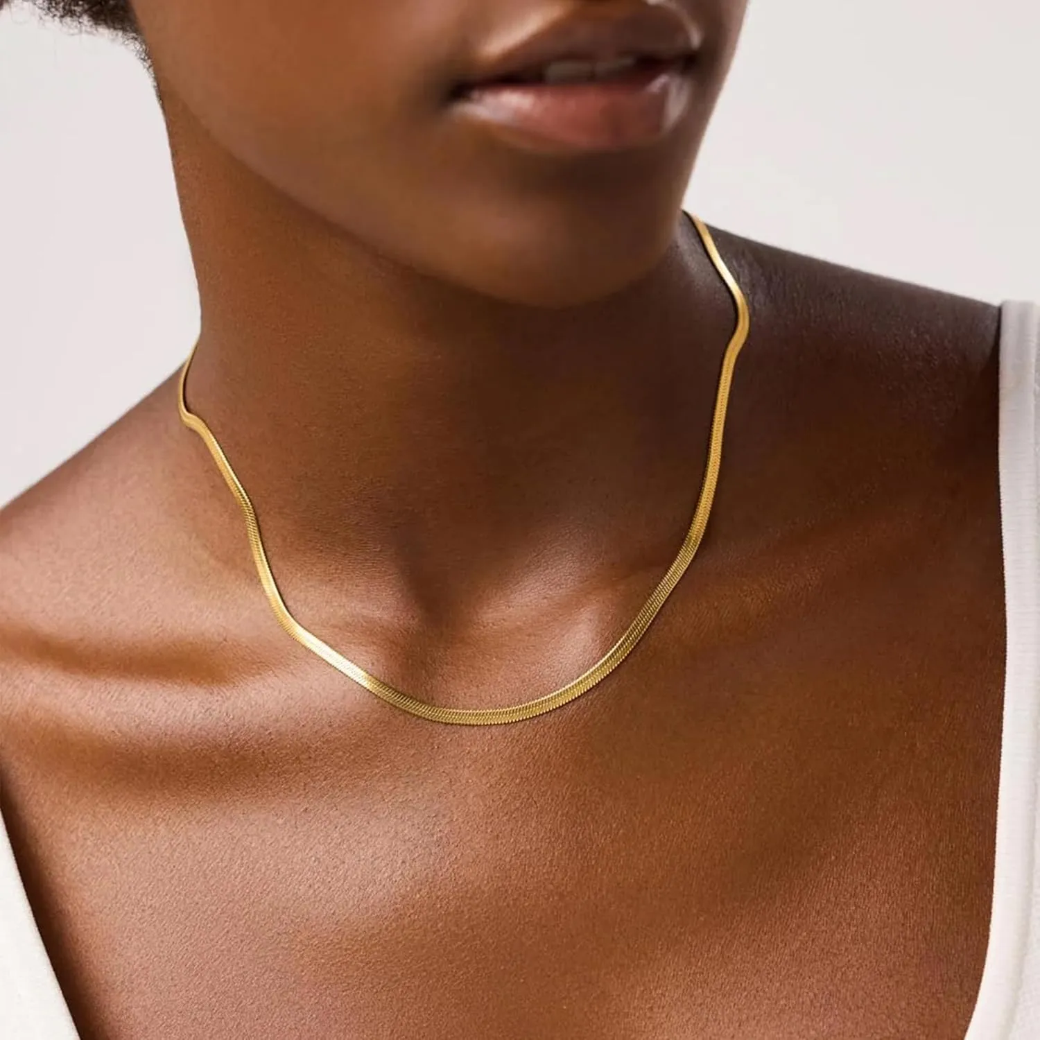 Gold/Silver Layered Necklaces for Women,Dainty 14k Gold Plated Stackable Choker Necklaces for Women,Trendy Layering Coin Chain Pendant Jewelry Set Gifts