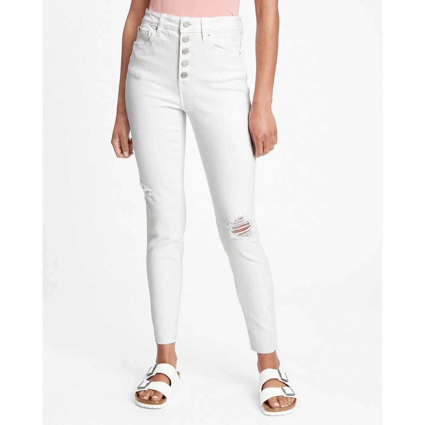 GP High Rise Destructed Skinny Jeans