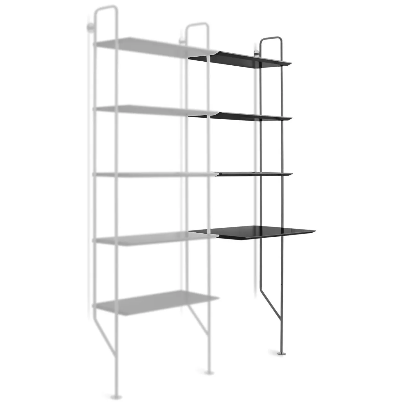 Hitch Add on Bookcase and Desk
