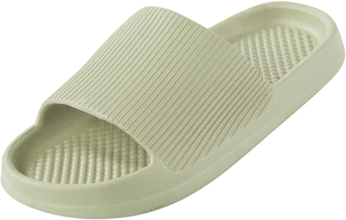 Indoor Slippers Women Slides Shower Slippers Men Womens Shower Shoes with Drainage Hole Water Shoe for Beach, Showers