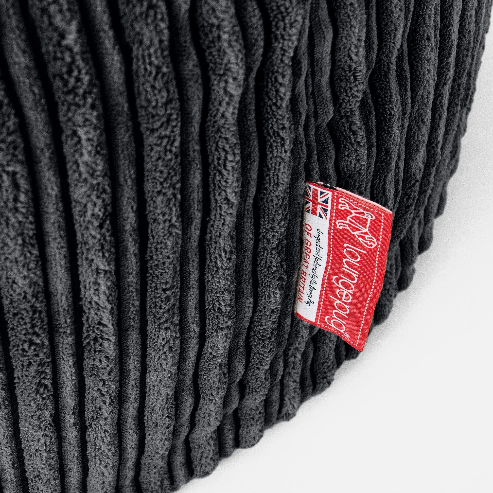 Josephine Childrens Sofa Bean Bag 1-5 yr - Cord Black