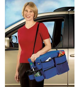 Kids Backseat Auto Organizer - Blue