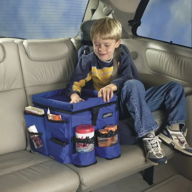 Kids Backseat Auto Organizer - Blue