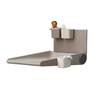 Leander, Wall-Mounted Changing Table, Wally, Cappuccino