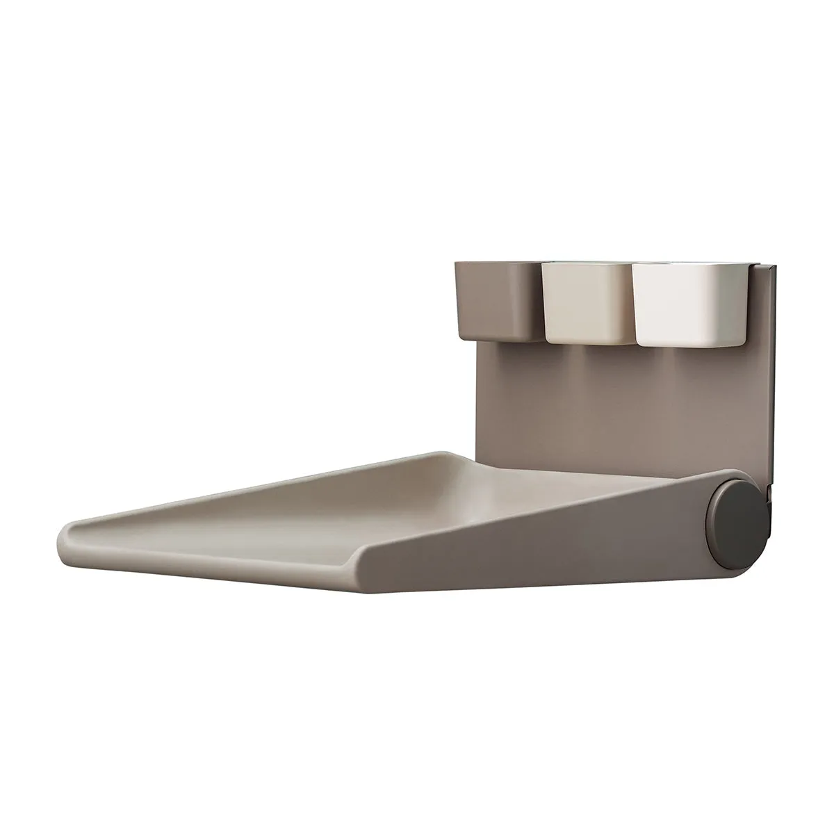Leander, Wall-Mounted Changing Table, Wally, Cappuccino