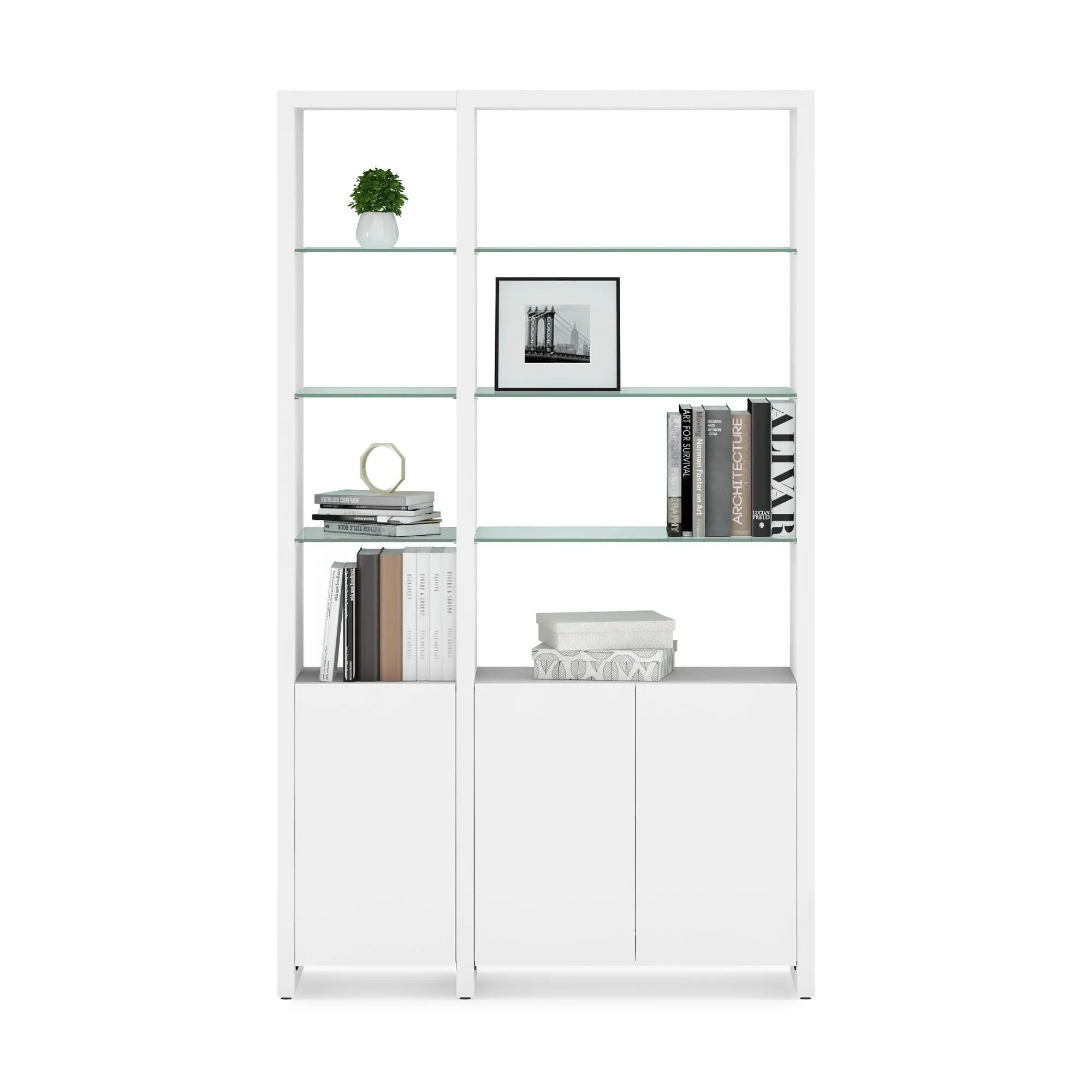 Linea Offset 2 Shelf System