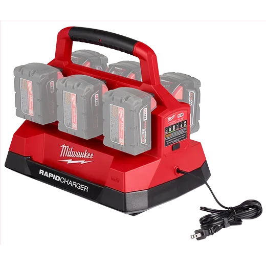 Milwaukee 48-59-1809 M18™ PACKOUT Six Bay Rapid Charger
